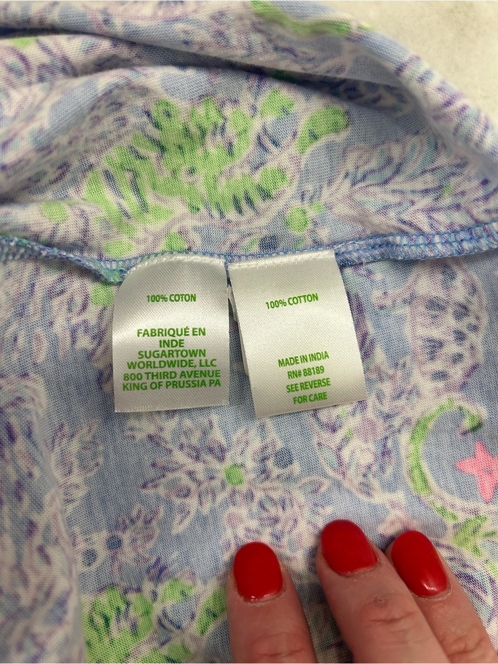 Lilly Pulitzer Lorina Dress Blue Peri The Turtle Package S - Picture 9 of 9